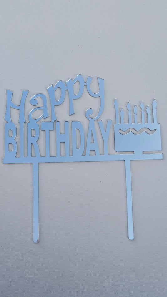 Insert decorativ pentru tort -Happy Birthday