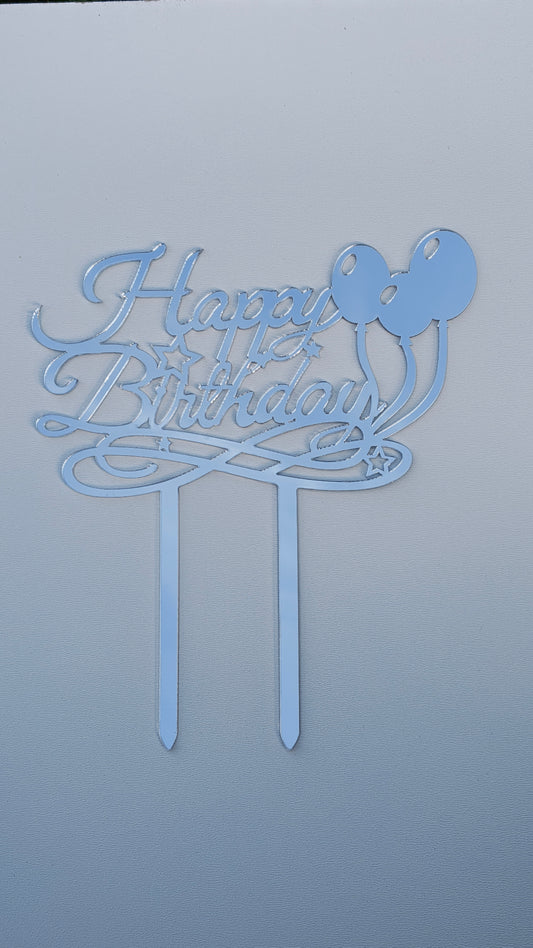 Insert decorativ pentru tort -Happy Birthday