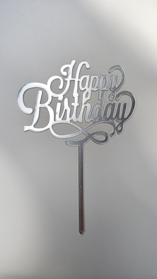 Insert decorativ pentru tort -Happy Birthday