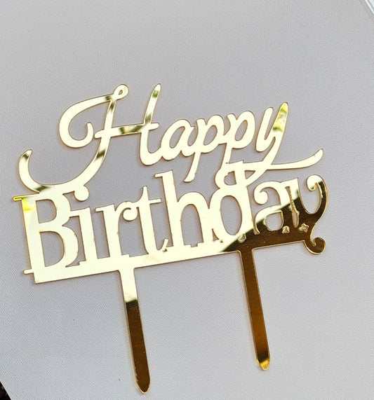 Insert pentru tort-Happy Birthday