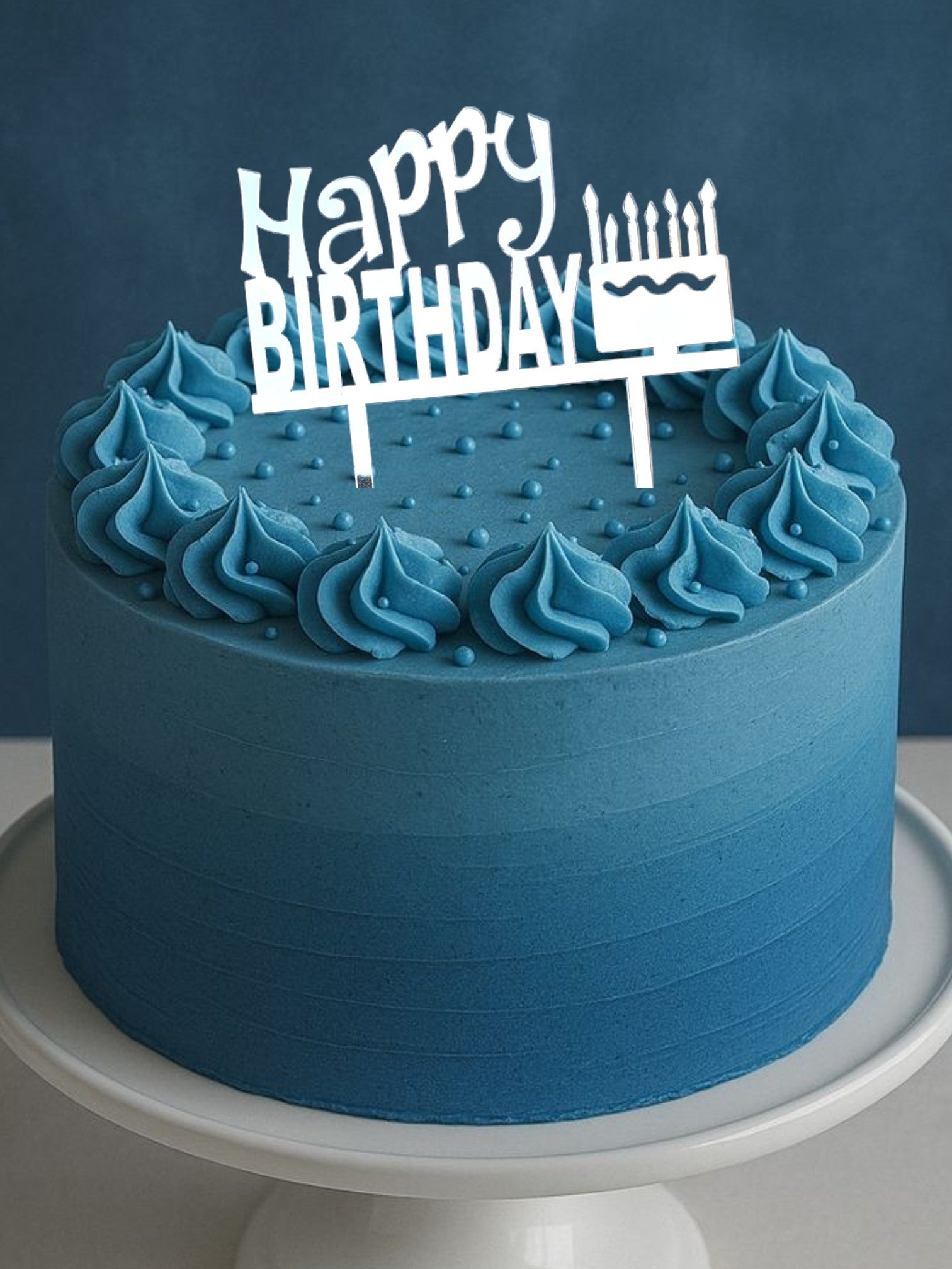 Insert decorativ pentru tort -Happy Birthday