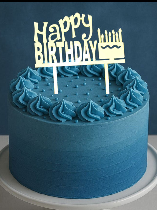 Insert decorativ pentru tort -Happy Birthday