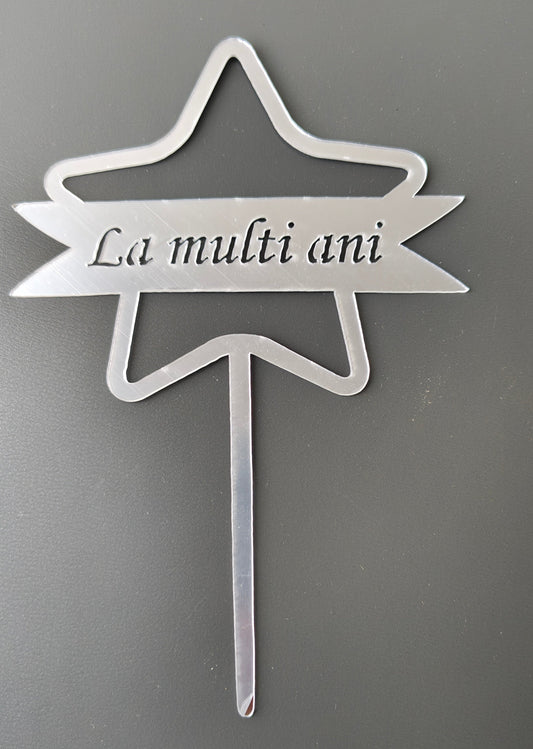 Insert tort -La mulți ani -Stea