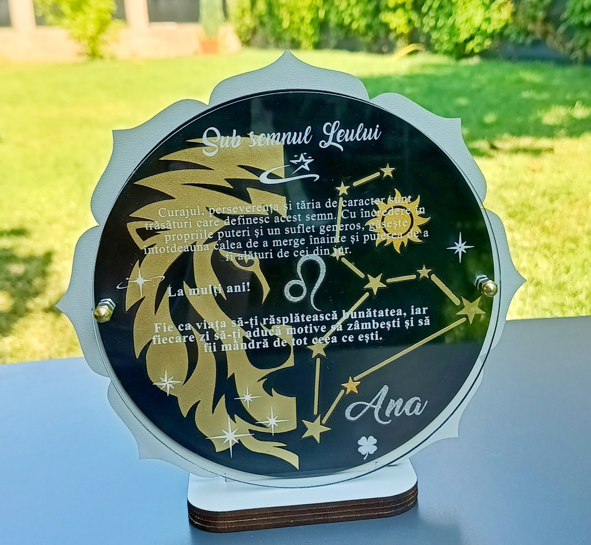 Plachetă personalizată -Zodie 2