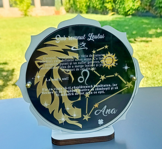 Plachetă personalizată -Zodie 2