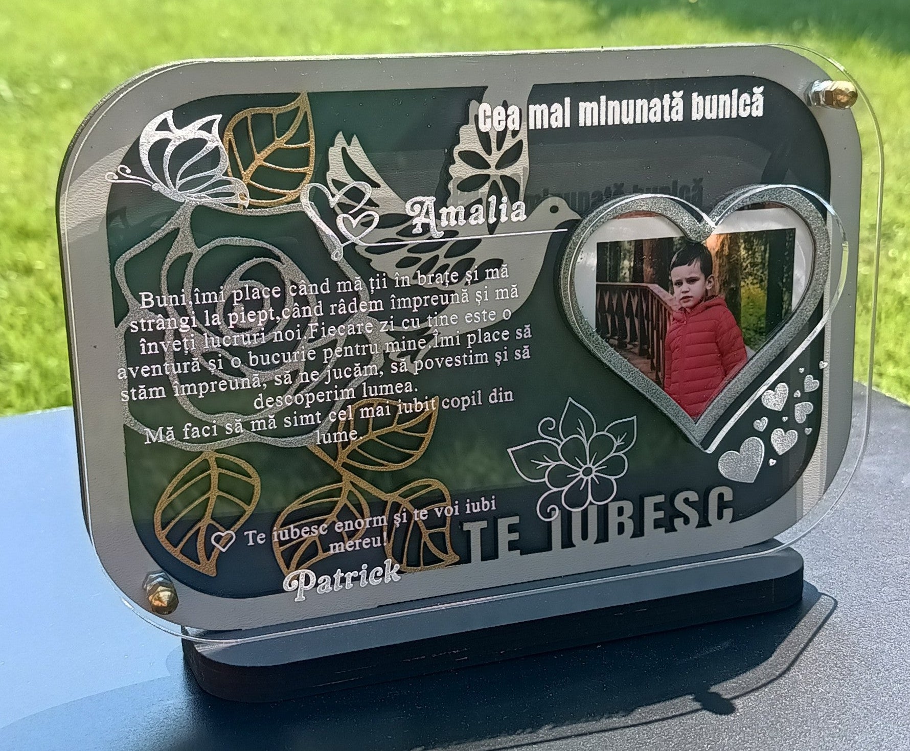 Plachetă personalizată -Bunica