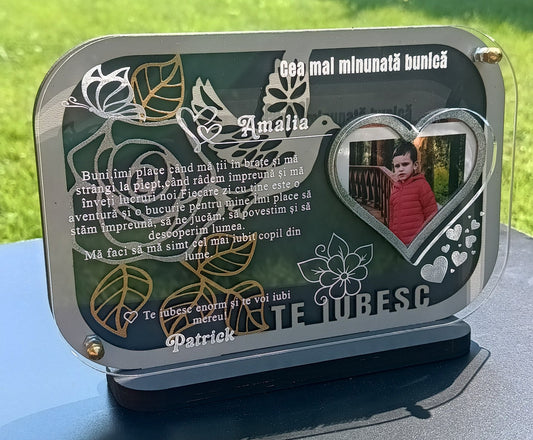 Plachetă personalizată -Bunica