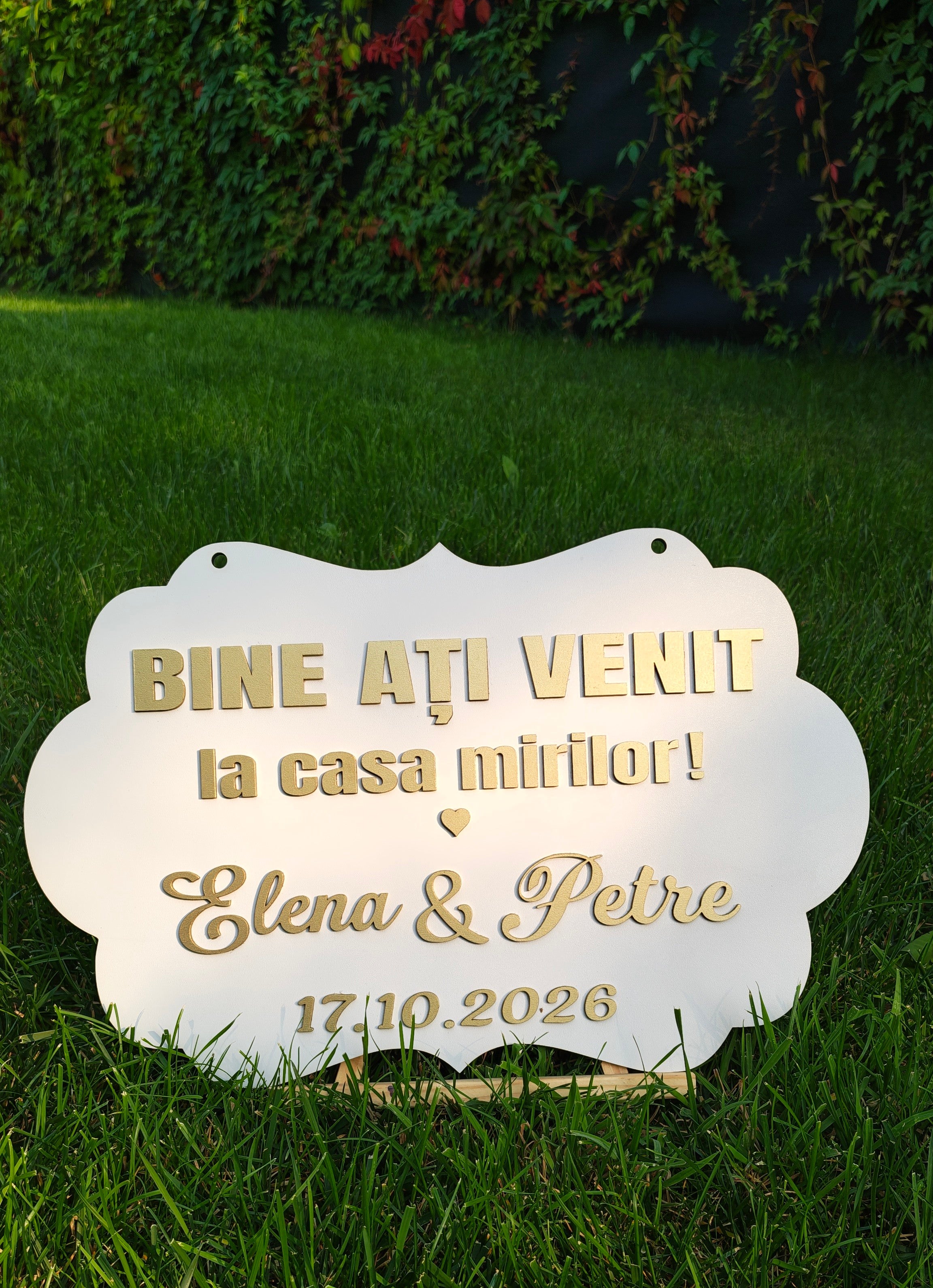 Pancardă de nuntă 