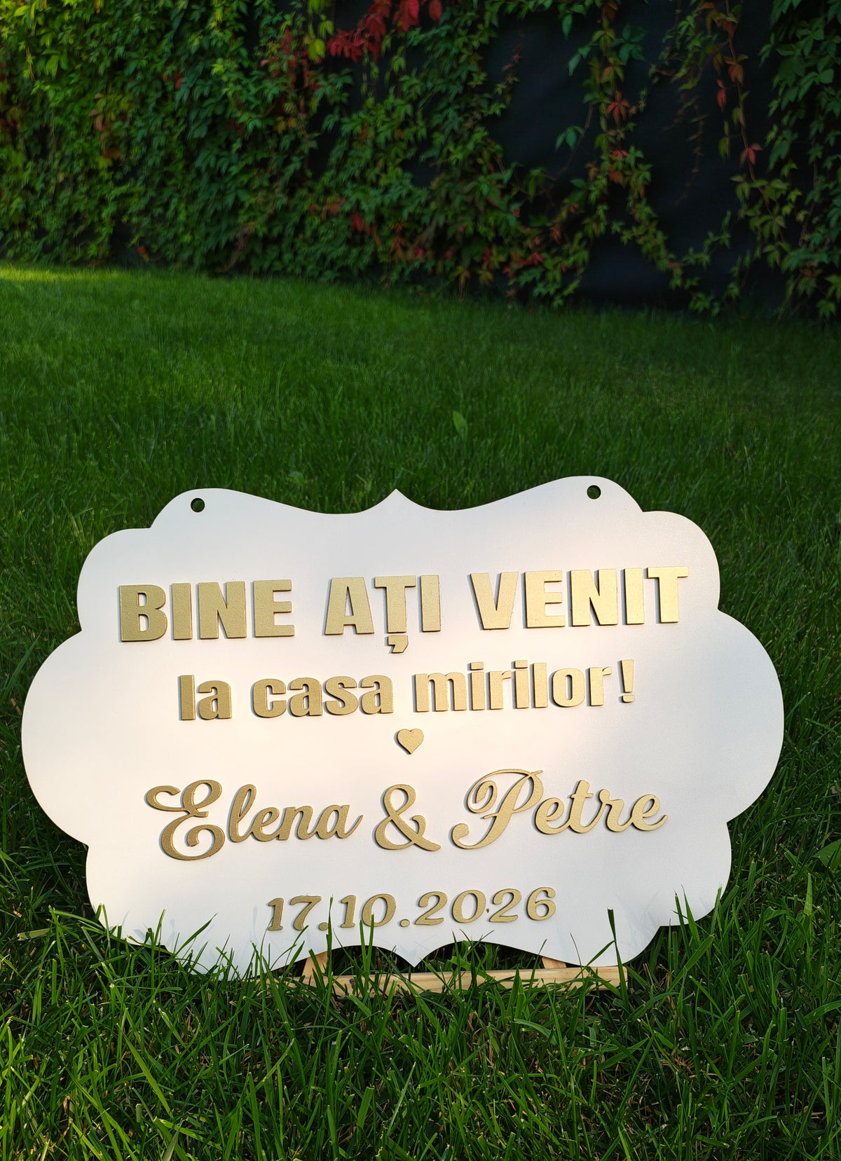 Pancardă de nuntă 