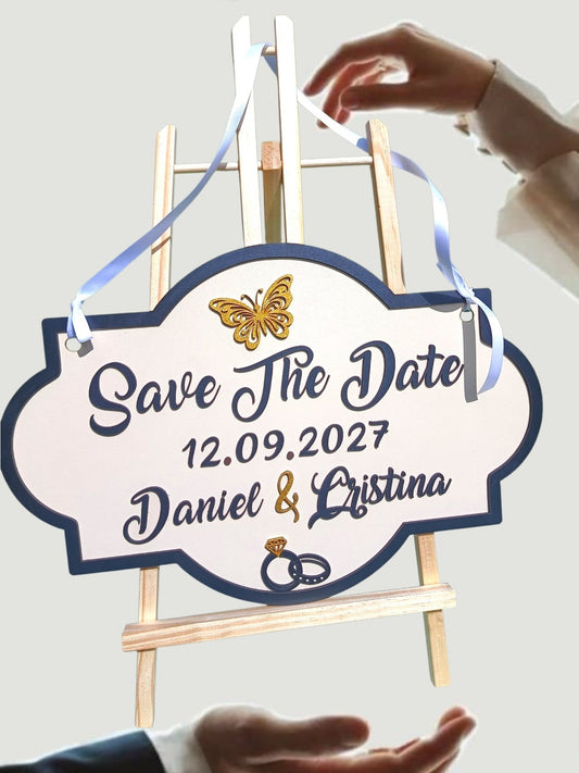Plăcuță "Save The Date"