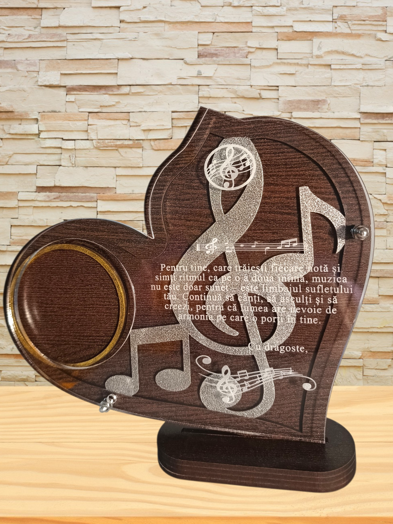 Plachetă personalizată -Muzică