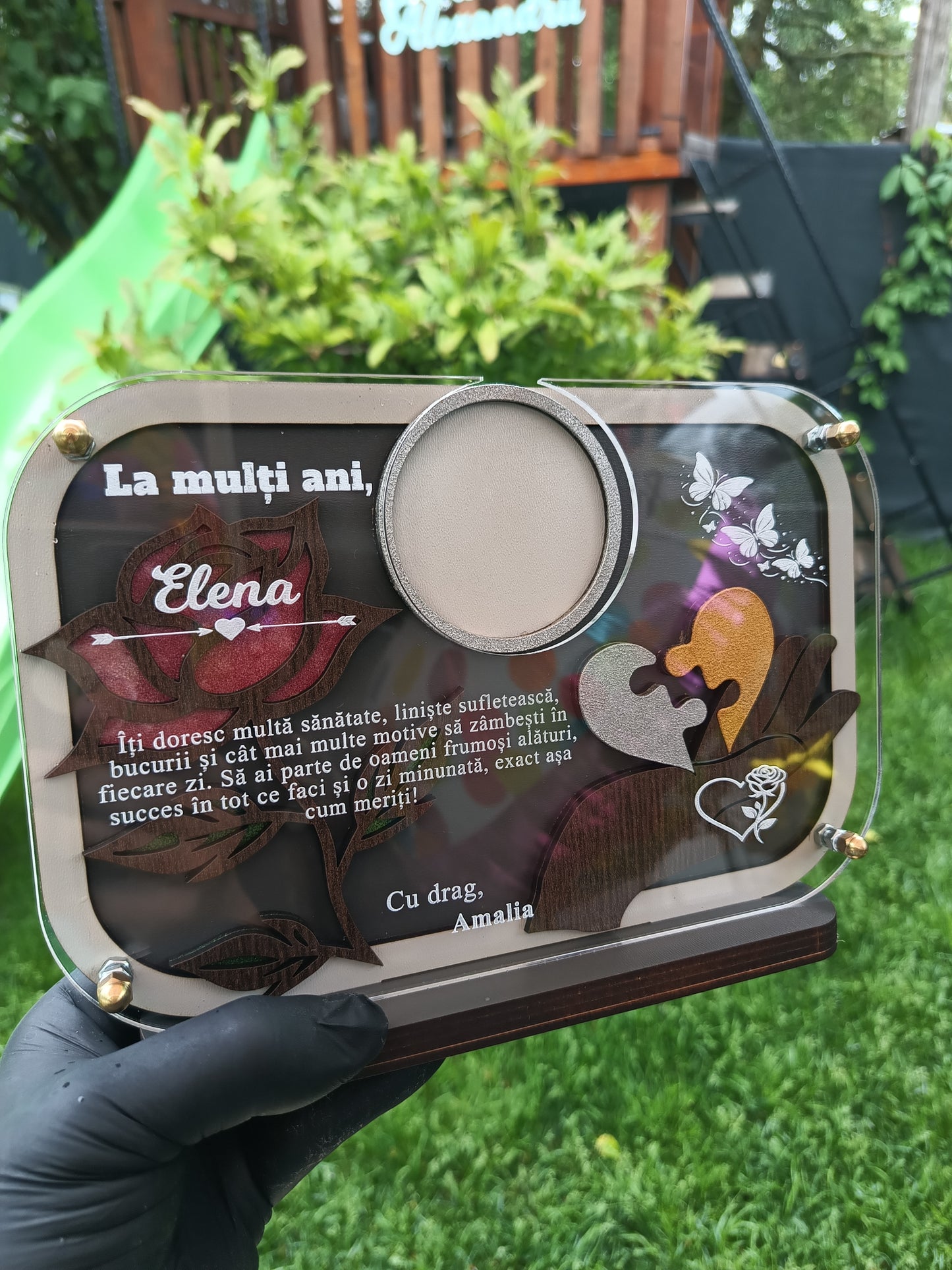 Placheta personalizată -La mulți ani