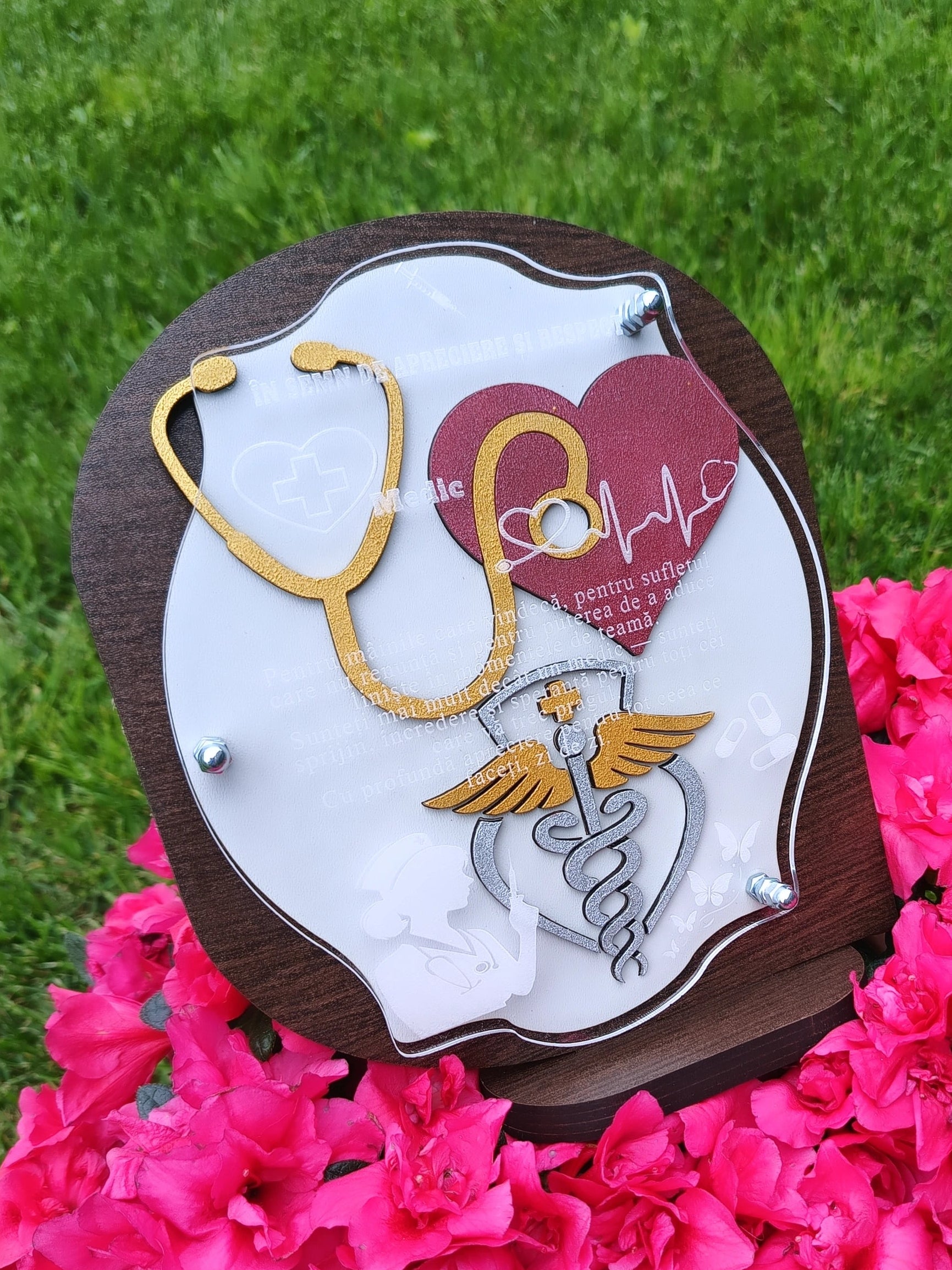 Plachetă personalizată -Medic