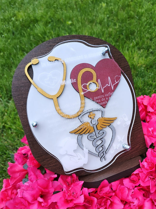 Plachetă personalizată -Medic