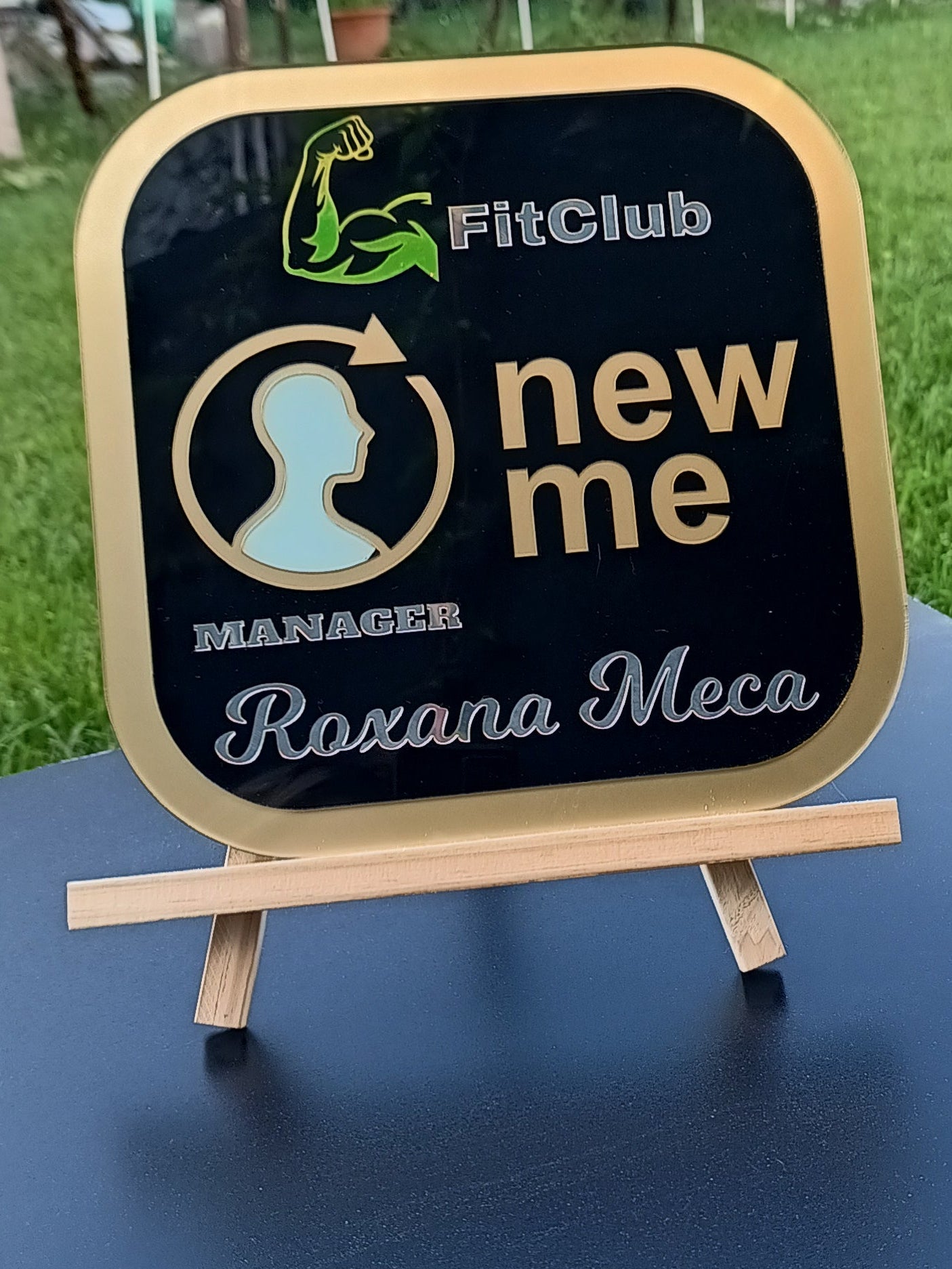 Plachetă informativă -Manager