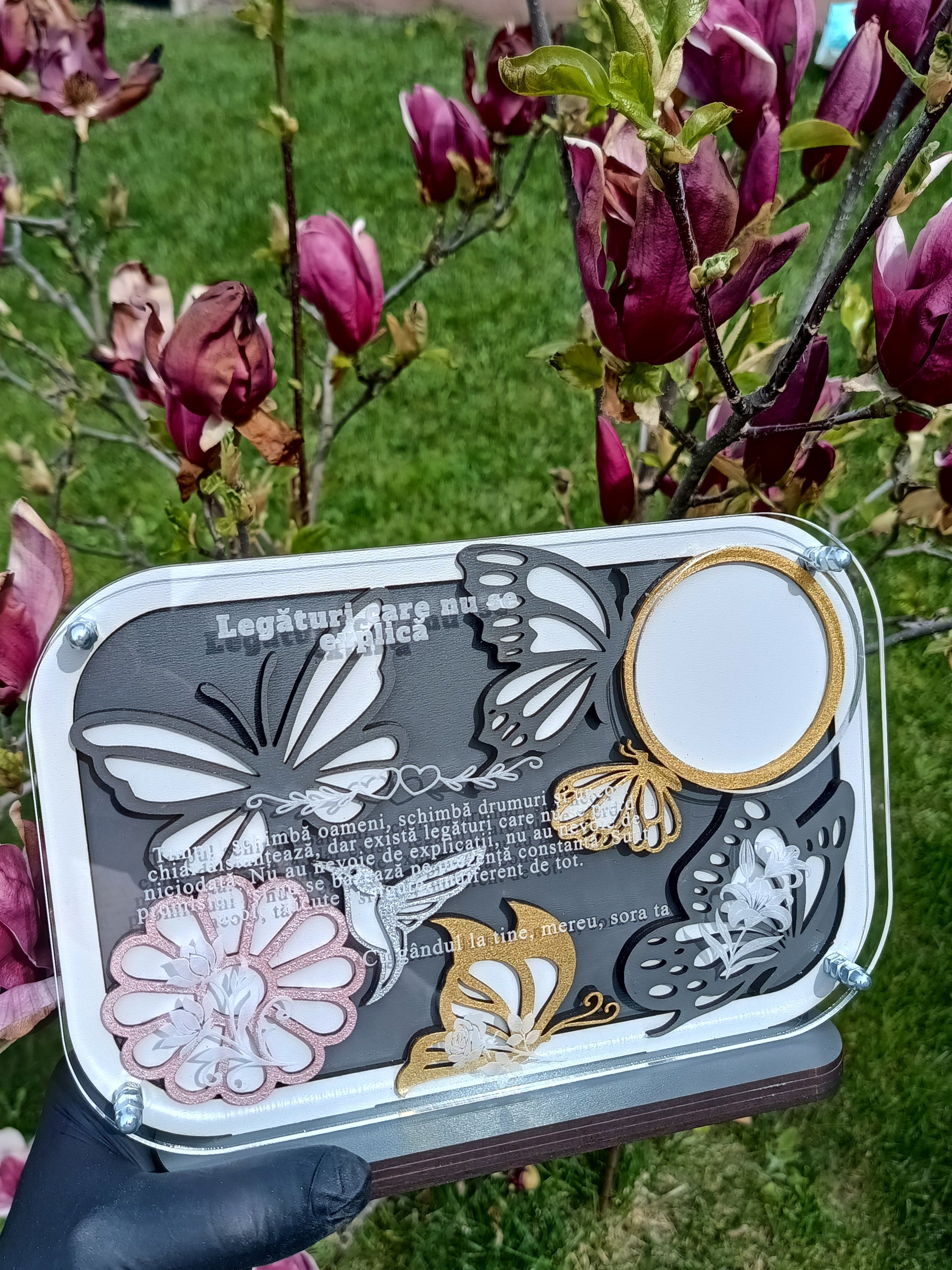 Plachetă personalizată -Pentru soră