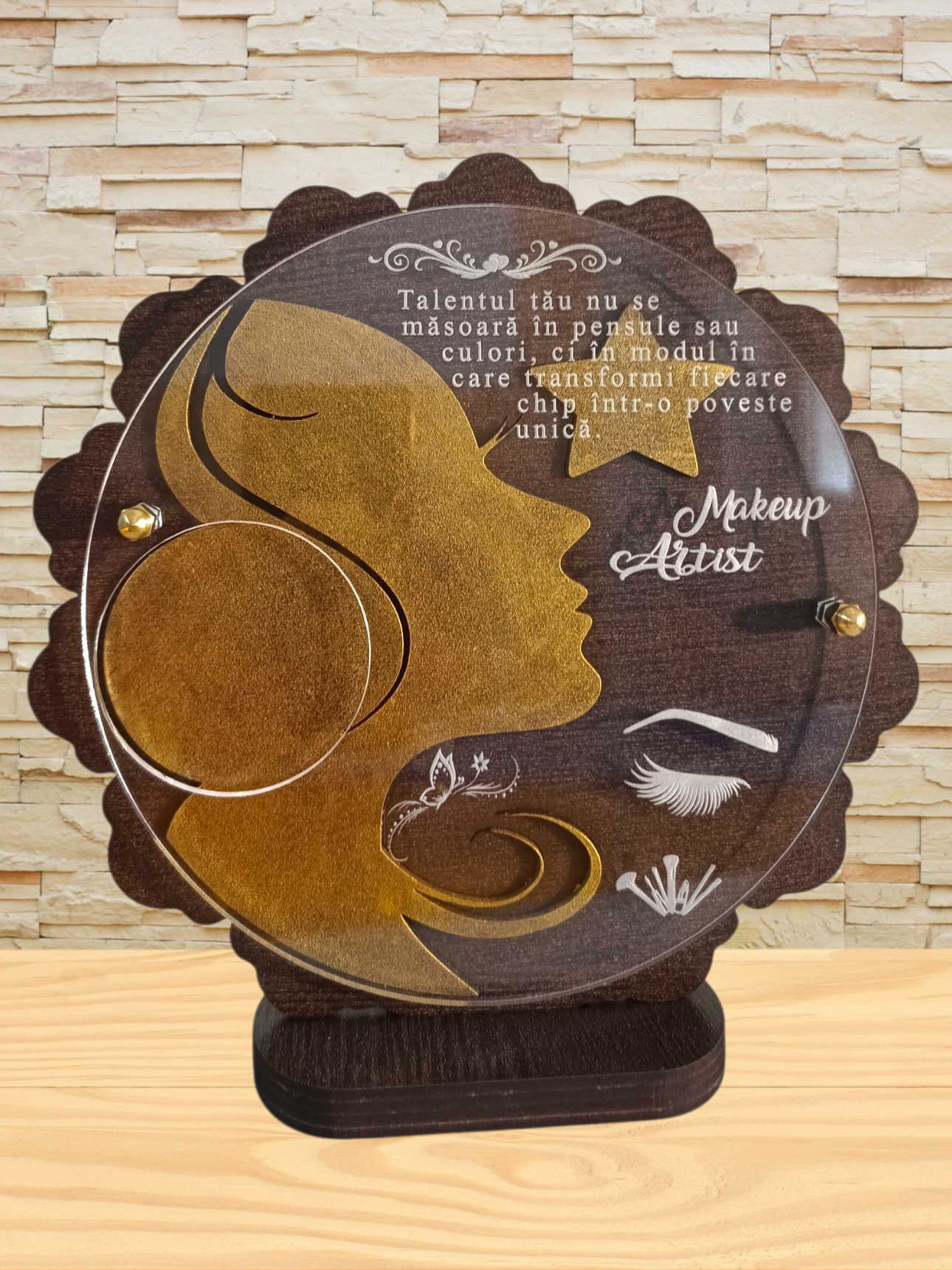Plachetă personalizată -Make-up